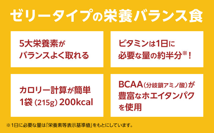カロリーメイト ゼリー 215g×24個（アップル味）　大塚製薬株式会社/吉野ヶ里町 ゼリー[FBD025]