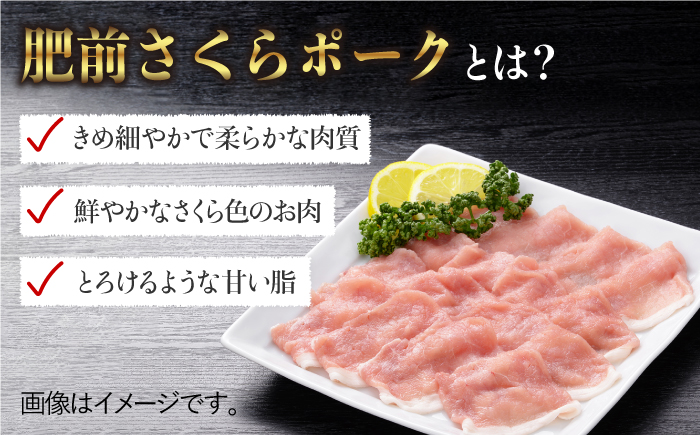 【佐賀のブランド豚】肥前さくらポーク ローススライス500g【佐賀県農業協同組合】 [FBE020]