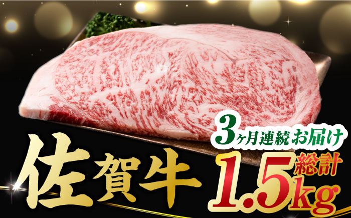【3回定期便】 艶さし！ 佐賀牛 サーロインステーキセット 計1.5kg （250g×2枚×3回） 吉野ヶ里町 [FDB039]