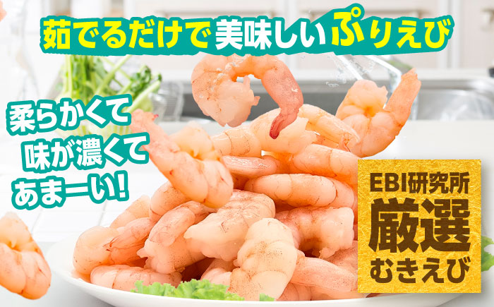 【全3回定期便】背ワタ除去済み！ぷりぷりむきエビ 計3kg（500g×2袋×3回）吉野ヶ里町/EBI研究所 えび[FDE002]