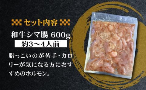 プリプリで味わい深い！ホルモン専門店の和牛シマ腸600g（3?4人前）【三田川ホルモン専門店】吉野ヶ里町 ホルモン[FAC008]
