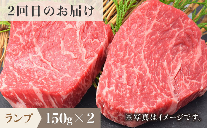 【2026年2月以降発送開始】＜3回定期便＞佐賀牛希少部位含む～ひとり贅沢ステーキコース～ イチボ/ランプ/ミスジ 吉野ヶ里町/ミートフーズ華松[FAY068]