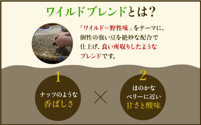 【12回定期便】ワイルドブレンド200g & ファイヤーブレンド200g≪粉タイプ≫×12回【ラオジャパン合同会社】 [FBR056]