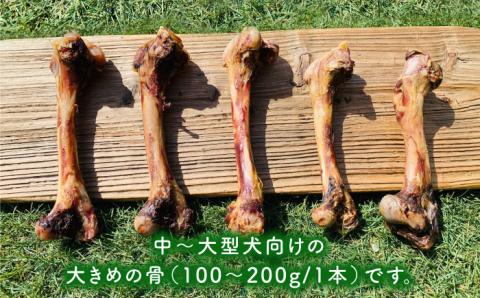 ＜3回定期便＞大型犬向け☆天然いのししのスモーク骨ガム3本 わんこin食堂/吉野ヶ里町 [FCG070]