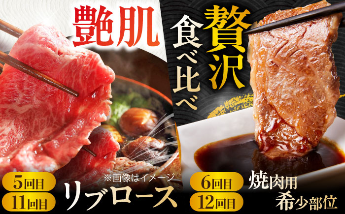 【2026年2月以降発送開始】【最高級の佐賀牛贅沢コース！】豪華佐賀牛12回定期便 ゴールドコース＜総量15.2kg！＞【ミートフーズ華松】 [FAY040]