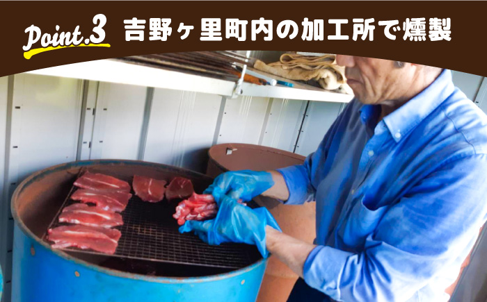 【6回定期便】無添加・天然いのししジャーキー30g×4袋 吉野ヶ里町/まちづくり会株式会社 [FBK051]