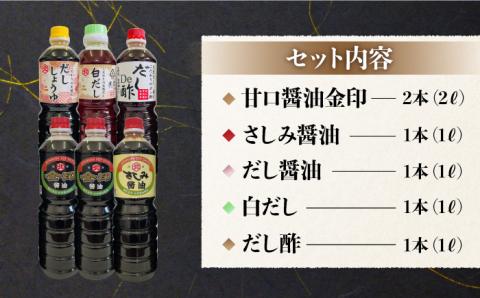 【厳選逸品】こだわりの醤油・だし詰め合わせ【北村醤油醸造】[FAB004]