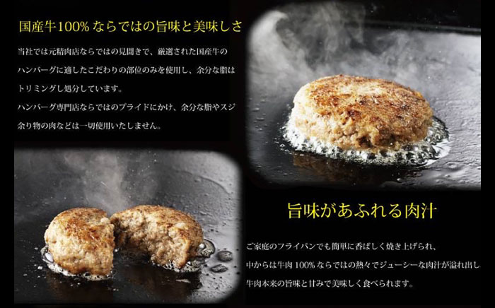 おやじのつくったハンバーグ 120g×8個 佐賀牛 ハンバーグ 吉野ヶ里町/雄勝 [FDW001]