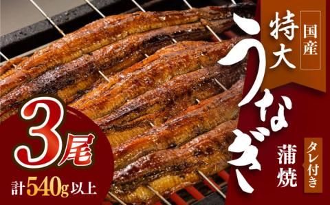 お店と変わらない味！？ふっくらジューシーのこだわり国産うなぎ蒲焼 3枚セット吉野ヶ里町/丸安 鰻[FAD002]