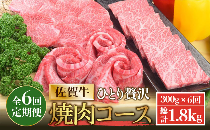 【2026年2月以降発送開始】＜6回定期便＞佐賀牛希少部位含む～ひとり贅沢焼肉コース～ ランプ/クリ/トウガラシ/ザブトン/カイノミなど【ミートフーズ華松】 [FAY072]