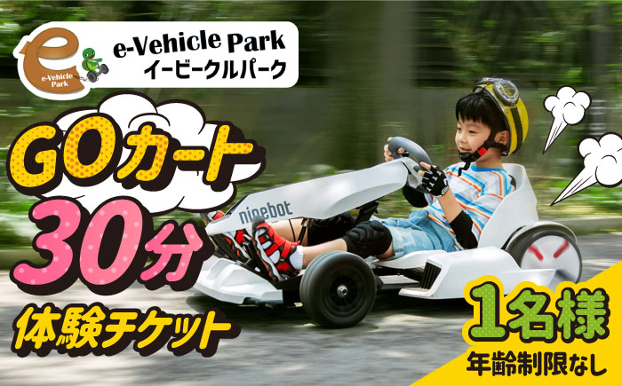 ＜こどもから大人まで！＞ゴーカート30分体験 吉野ヶ里/e-ビークルパーク [FCS001]