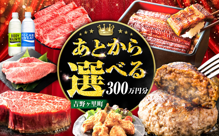 【あとから選べる】吉野ヶ里町 ふるさとギフト 300万円分 / あとから寄附 あとからギフト 選べる寄附 300万円 3000000円 / 吉野ヶ里町 [FZZ027]