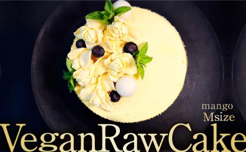 植物性100% Vegan Raw Cake Mango(マンゴー/Mサイズ)お砂糖・小麦粉・乳製品不使用のスイーツ Dondonyokunaru/吉野ヶ里町 