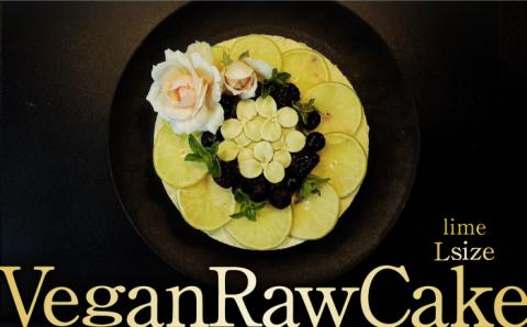 [8月〜10月発送]植物性100% Vegan Raw Cake Lime(ライム/Lサイズ)☆お砂糖・小麦粉・乳製品不使用のスイーツ Dondonyokunaru/吉野ヶ里町 