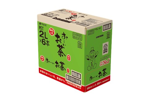 【6カ月定期便】おーいお茶緑茶 2L×6本(合計6ケース)【伊藤園 お茶 緑茶 まとめ買い 箱買い 熱中症対策 水分補給 6本×6ケース 備蓄 防災】K071461