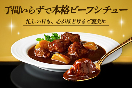 レンジでごちそう 濃厚ビーフシチュー×2袋【伊藤ハム 簡単 旨み 手軽 美味しい 食べ応え 時間短縮 保存 食材 贅沢 温める 満足感 便利 風味】K021072