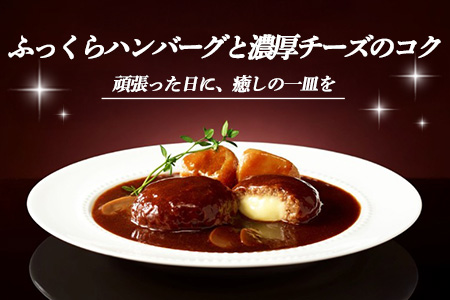 レンジでごちそう シチュー・ド・ハンバーグ×2袋【伊藤ハム 簡単 旨み ジューシー 手軽 美味しい 食べ応え 時間短縮 贅沢 風味 満足感 温める】K021076