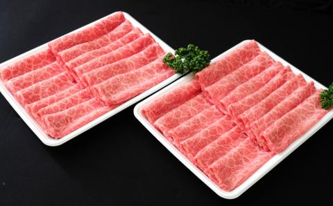 【5カ月定期便】佐賀牛 食べ比べ 肩ローススライス500g＋モモスライス500g【佐賀牛 霜降り肉 赤身 もも肉 ロース肉 サシ すき焼き しゃぶしゃぶ 焼きしゃぶ ブランド肉】 K030507