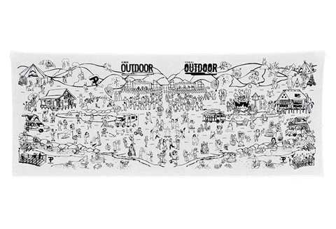 PICFAアートグッズ(図書館バッグ・てぬぐい・ポストカード編)【オリジナル アートグッズ オリジナルバック OUTDOOR お出かけ用 手ぬぐい 妖怪 ポストカード】 K055010