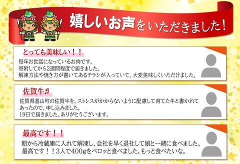 佐賀牛 サーロインステーキ 200g×2枚【佐賀牛 サーロインステーキ ステーキ肉 濃厚 サシ 美味しい 絶品 やわらか クリスマス パーティー イベント お祝い ブランド肉】K030101