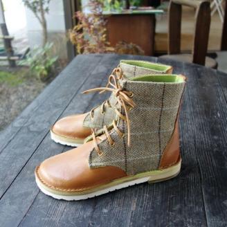 【Marikok】オーダーメード レザーブーツ【オーダーメード オーダー 手作り レザー ブーツ 本革 牛革 スエード 靴 足に優しい 柔らかい 日本製】 K068008