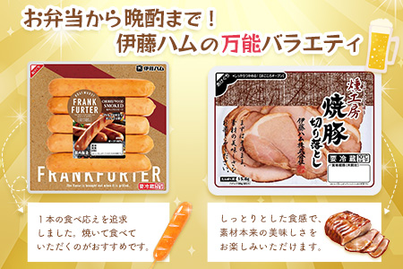 伊藤ハム あると便利なバラエティ詰め合わせ【伊藤ハム 簡単 便利 レンチン 手軽 お弁当 おやつ おつまみ ハンバーグ ミートボール ハム 単身】K021064