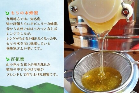 【3か月定期便】みよしのみつ(百花蜜・みかん・もちの木)220g×3本【はちみつ 百花蜜 みかん もちの木 国産 ミツバチ 甘み スッキリ フルーティー コク 詰合せ セット】K063398