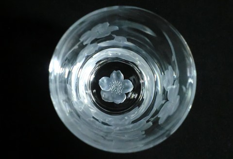 桜乃夢 樽型オールドグラス【グラス キレイ 上品 優美 桜 お祝い 御祝 プレゼント 記念日 ギフト ご褒美 オリジナル 日本土産】 K024083