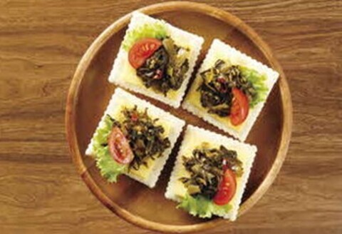 「Delica Deli 辛子高菜」5袋セット【サンポー 高菜 辛子高菜 辛い 小分け 使い切り お弁当 パスタ トースト シャキシャキ ピリッと】 K001053