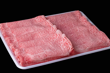 【隔月3回定期便】佐賀牛 肩ローススライス 400g【A4 A5 薄切り肉 牛肉 すき焼き しゃぶしゃぶ】K030521