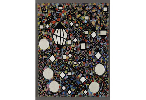 本田雅啓(PICFA)作「ガイトウ」原画【巨大絵画 絵画 アート ライブペイント PICFA 福祉 原画 １点もの】 K055011