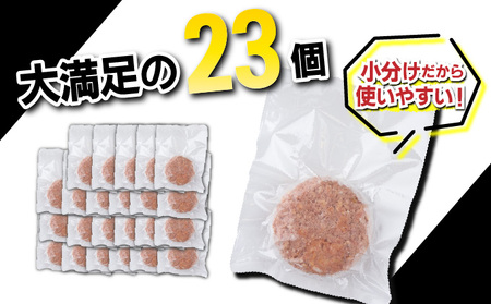 《数量限定》総重量2.7kg 佐賀牛ハンバーグ120g×23個　B-1112-PE