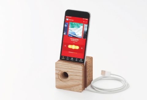 日本製!!｢iPhone用サウンドスピーカー｣ 1個 D-594