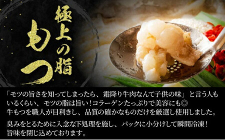 【2026年3月配送】2～3人前 国産牛モツ入り 絶品塩もつ鍋（300g）【A-62-PE(3)】