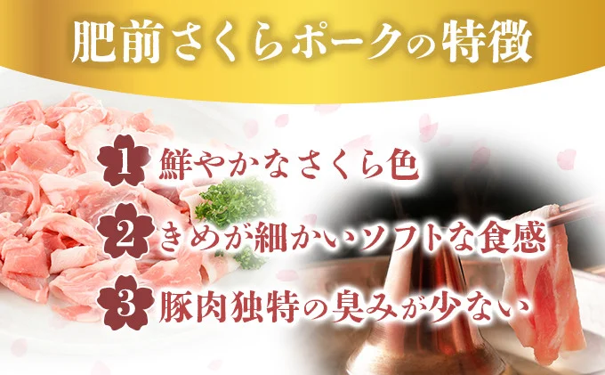 A-83 【肥前さくらポーク】 佐賀県産 豚肉 こま切れ 2・(500g×4P)