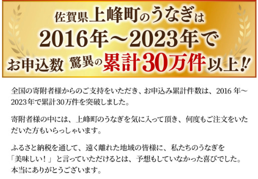 《2026年2月発送》『国産』うなぎ蒲焼 3尾 計480g [B-1188-PE(2)]