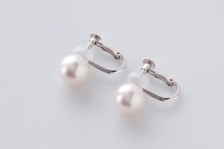 五つ星級の真珠！オーロラ花珠！7.5-8.0ｍｍアコヤ真珠ネックレス・ピアスorイヤリングセット S-173