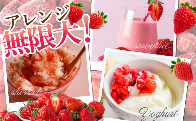 ◆赤い宝石◆いちごさん 冷凍いちご 4kg（500g×8袋）E-293-RN