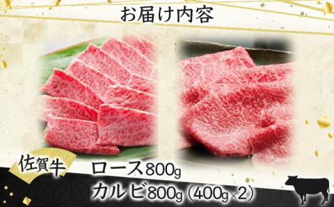 佐賀牛しゃぶ･すき用&カルビ焼肉用セット