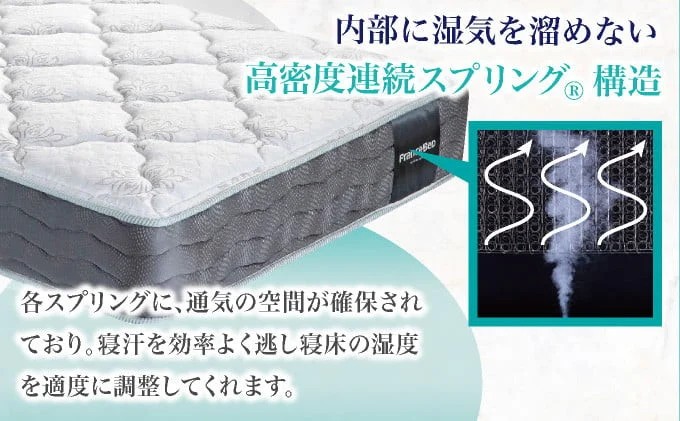フランスベッド PR70-06C（収納タイプ）シングル【マットレスセット】R-309
