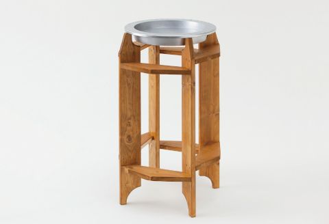 美しいフォルムと質感｢スタンド付ボタニカルプレート (High)｣ 1台【10個限定!!】N-82