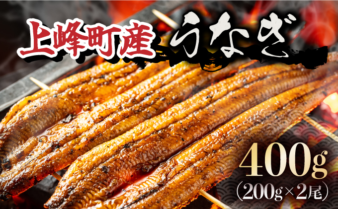 上峰町産うなぎ200g×2尾 D-632-PE