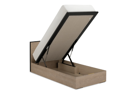 フランスベッド BG-001（跳ね上げ収納タイプ 260mm）シングル【マットレスセット】T-120