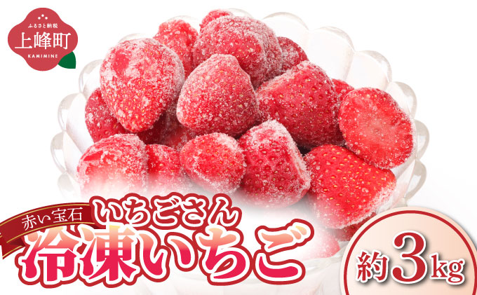 ◆赤い宝石◆いちごさん 冷凍いちご 3kg(500g×6袋)E-292-RN