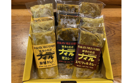 DR005　博多の名店ナイル 生カレー１０パックセット