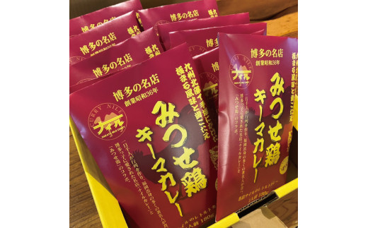 DR002　博多の名店ナイル　みつせ鶏キーマカレー１０パック