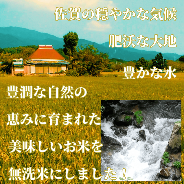 CID71_【がばい！U米(うまい)】≪無洗米≫お徳用５ｋｇ！ （