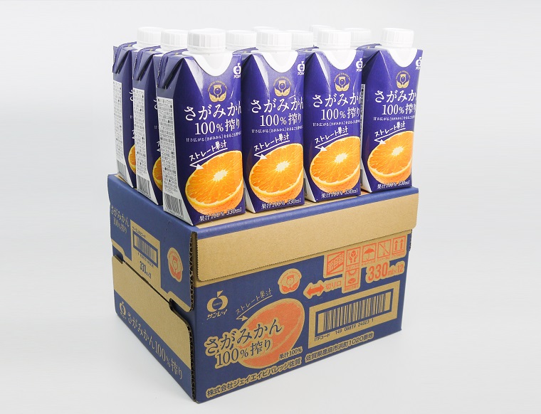 BJ015_サンレイ　さがみかん100％搾り12本入り