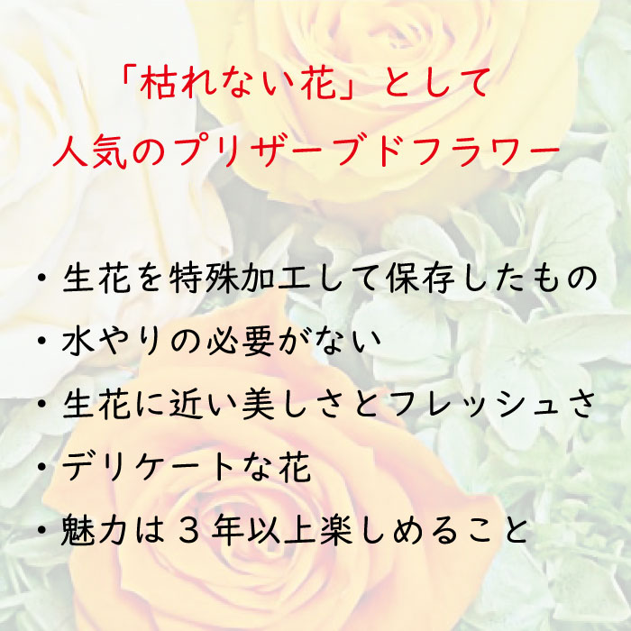 FH021_ ダブルハート 2つのハートが印象的なバラアレンジ【