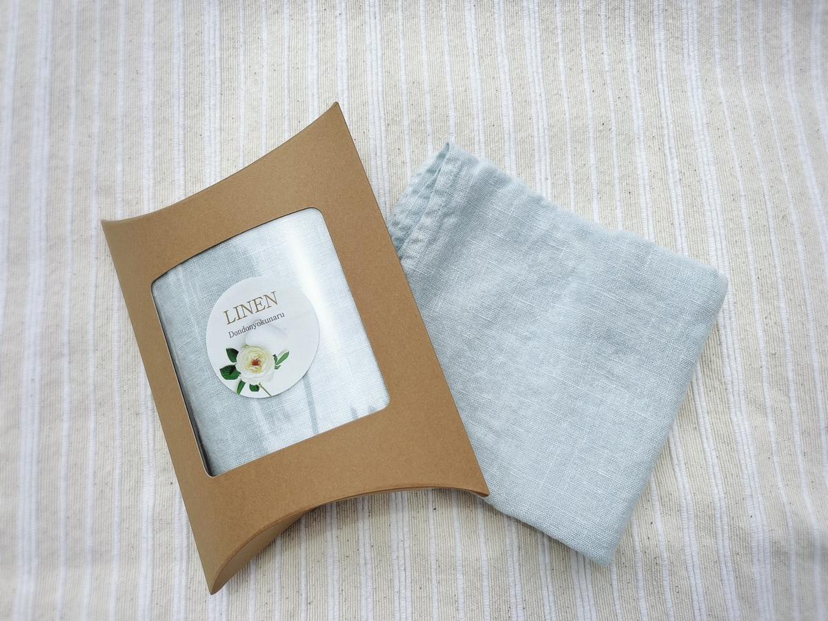 EG106_柔らか加工のリネン100％のフェイスタオル1枚（オリジ